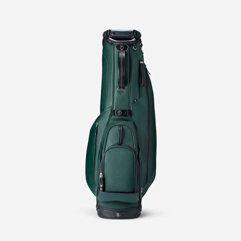 VESSEL Golf Lux Stand Golf Bag - Crosshatch Green