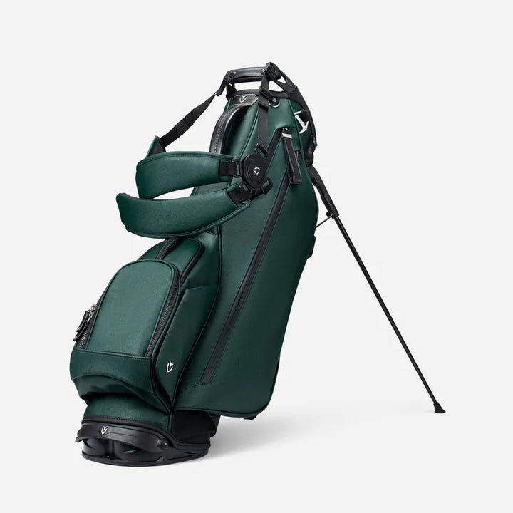 VESSEL Golf Lux Stand Golf Bag - Crosshatch Green