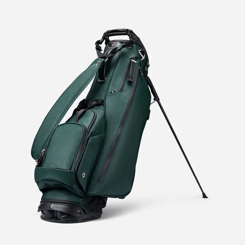 VESSEL Golf Lux Stand Golf Bag - Crosshatch Green