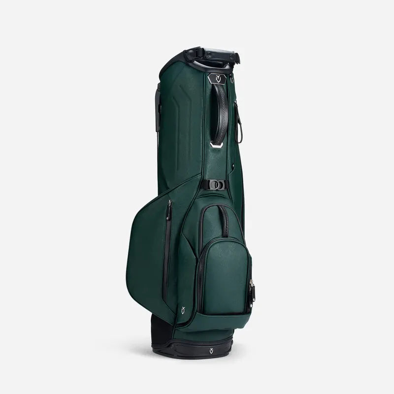 VESSEL Golf Lux Stand Golf Bag - Crosshatch Green