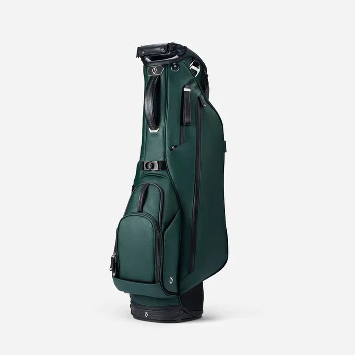 VESSEL Golf Lux Stand Golf Bag - Crosshatch Green