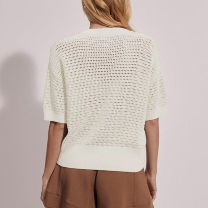 Varley Callie Knit Top - Egret