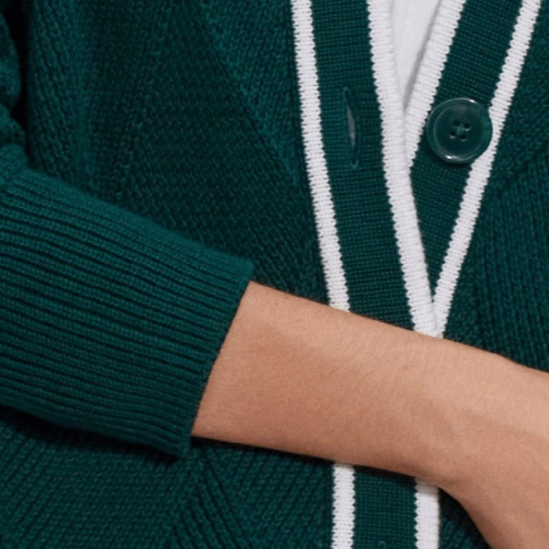 Varley Dorset Cardigan - Forest Green