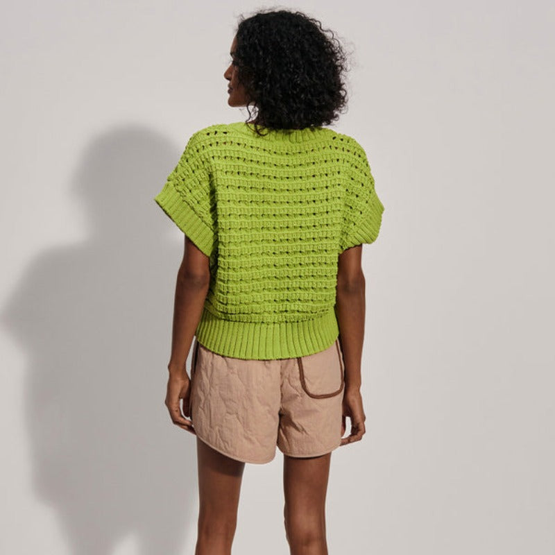 Varley Fillmore S/S Knit Top - Lime