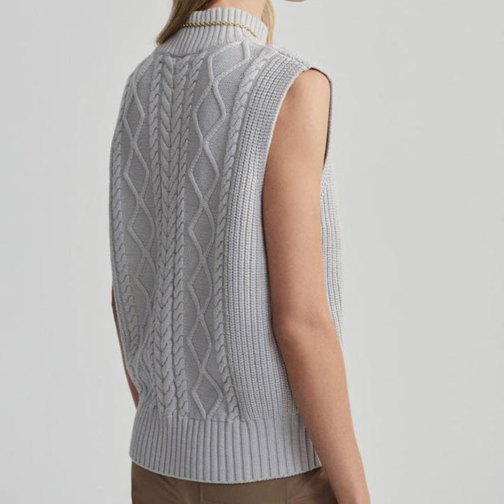 Varley Joilette Mock Neck S/L Sweater - Harbour Mist