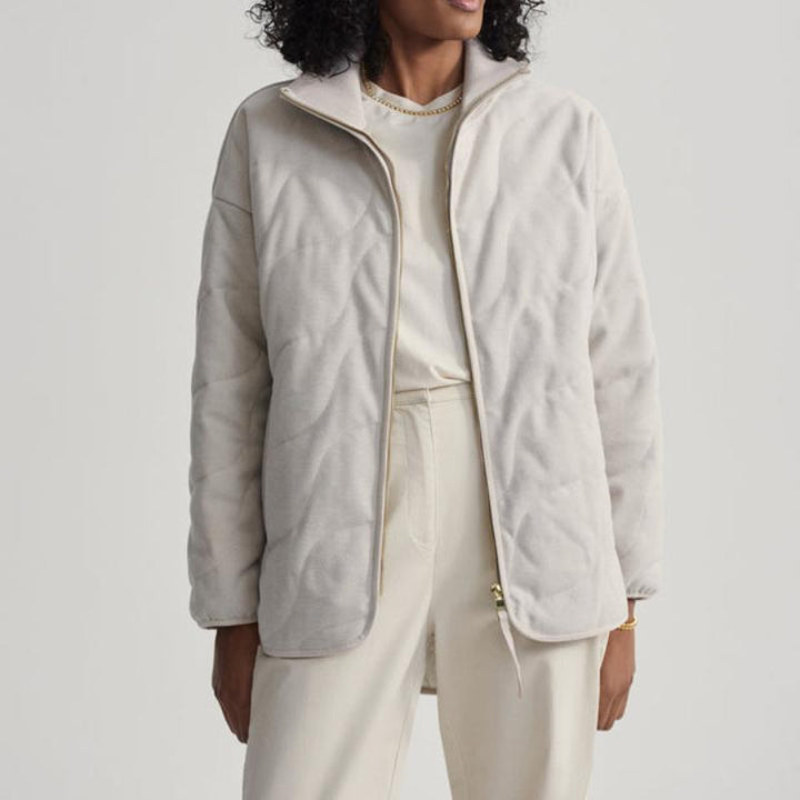 Varley Libby Plush Quilt Jacket - Sand