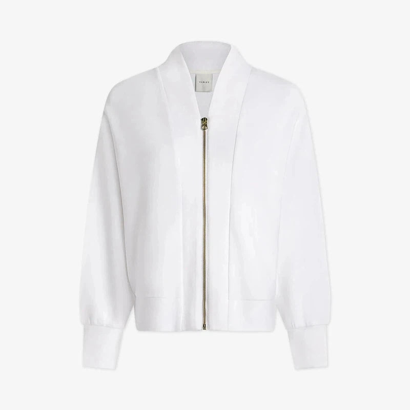 Varley Pelham Zip Sweat - White