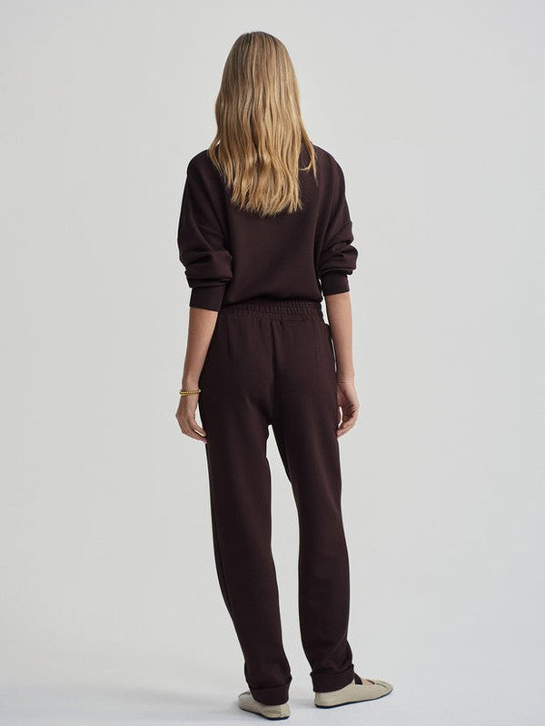 Varley Rolled Cuff Pant - Coffee bean