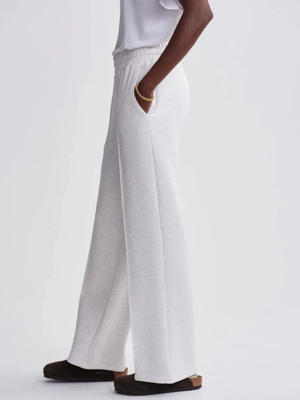 Varley Wide Leg Pant (28") - Ivory Marl