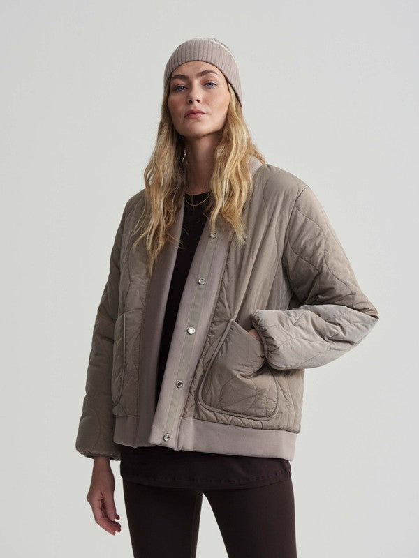 Varley Joanna Reversible Jacket - Fungi/Coffee Quartz