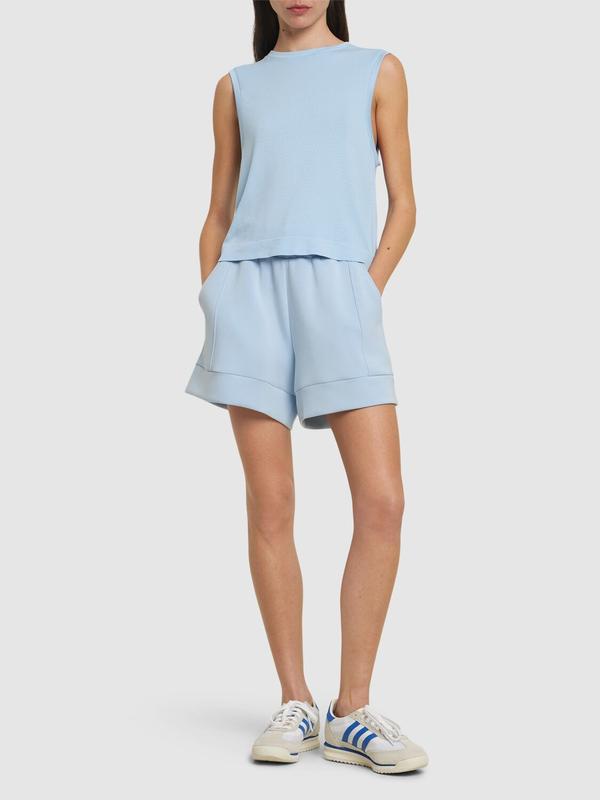 Varley Page Crop Tank - Cashmere Blue
