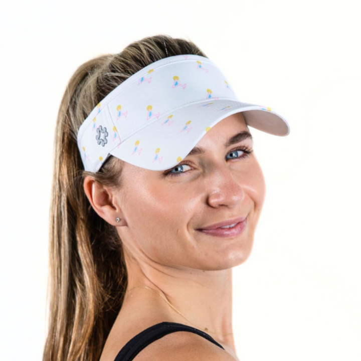 Vimhue Dink Responsibiy Visor - White