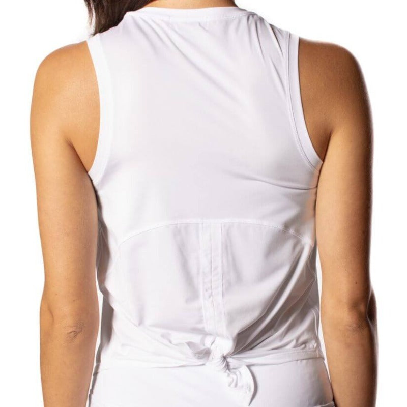 Golftini Sport Tie Top - White