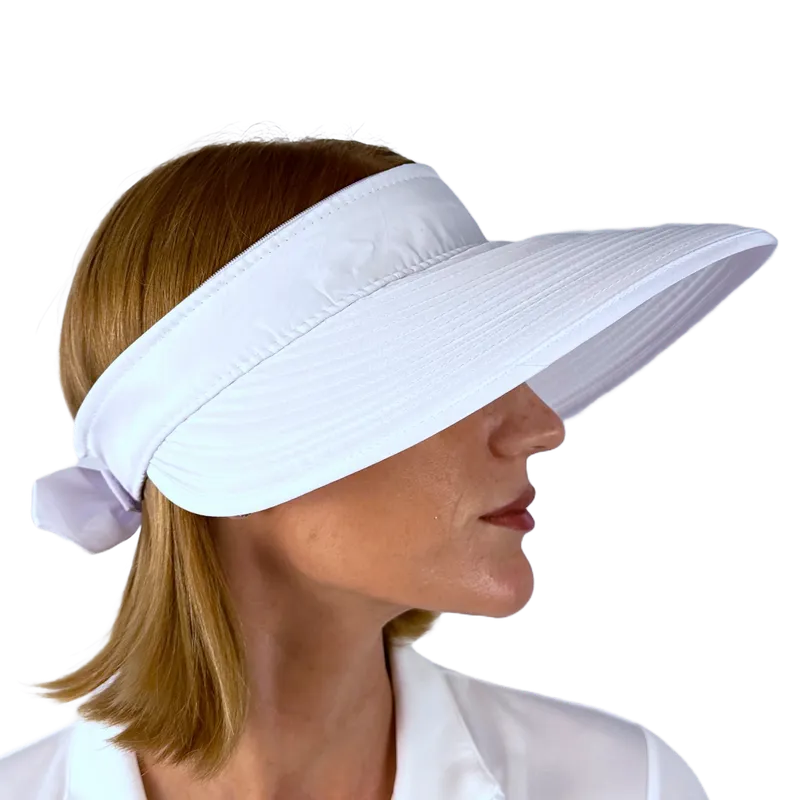 Best of Golf Sunhat/Visor - White
