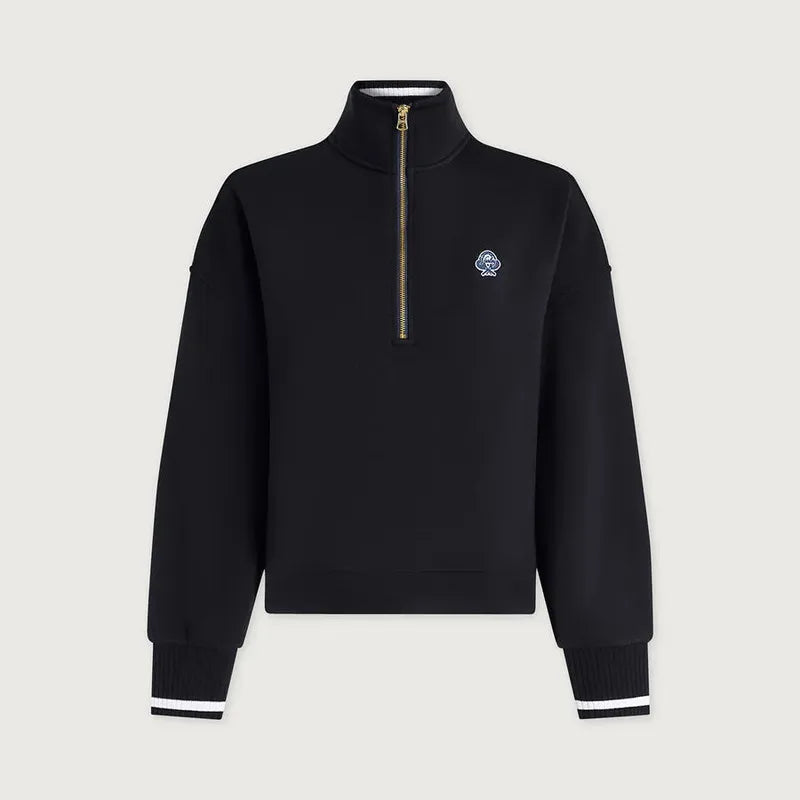 Varley Bertie Zip Sweat - Navy