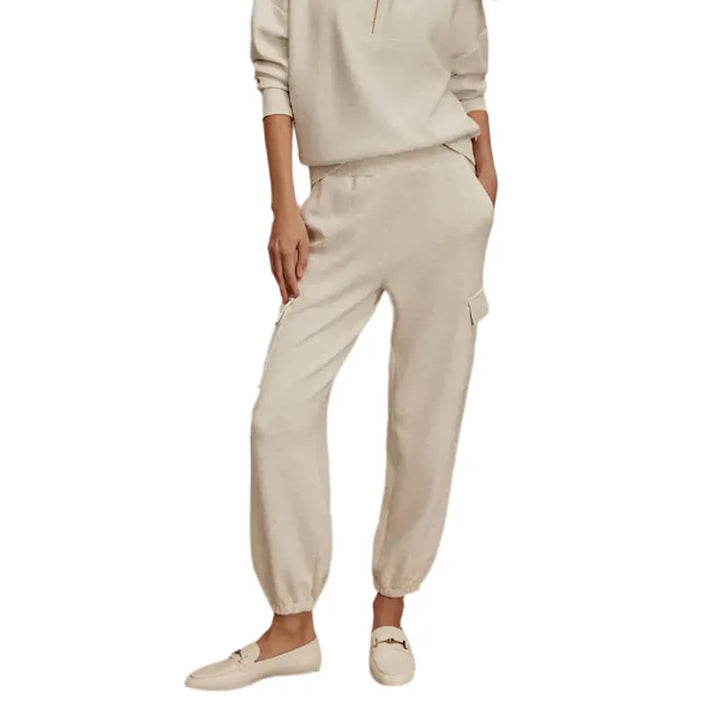 Varley Cargo Pant (27.5") - Ivory Marl