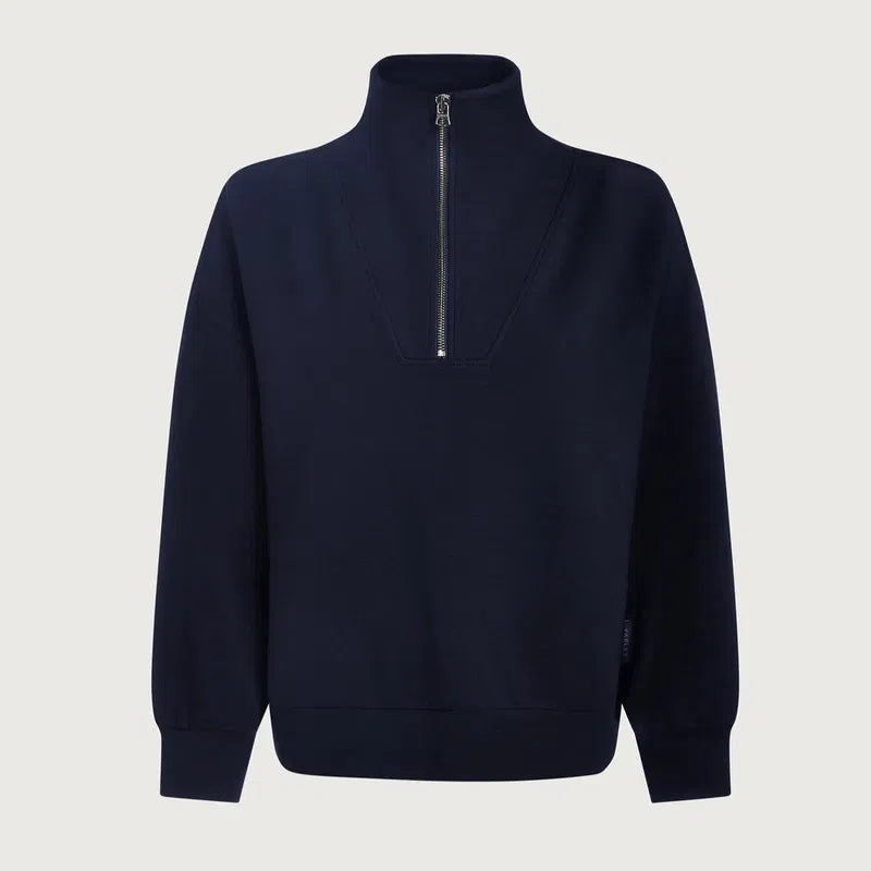 Varley Hawley Zip Sweat - Navy