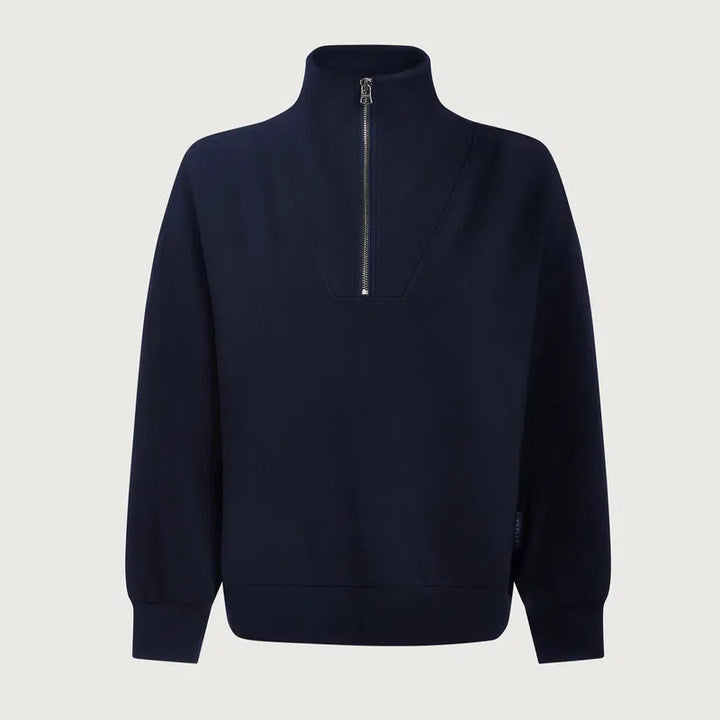 Varley Hawley Zip Sweat - Navy