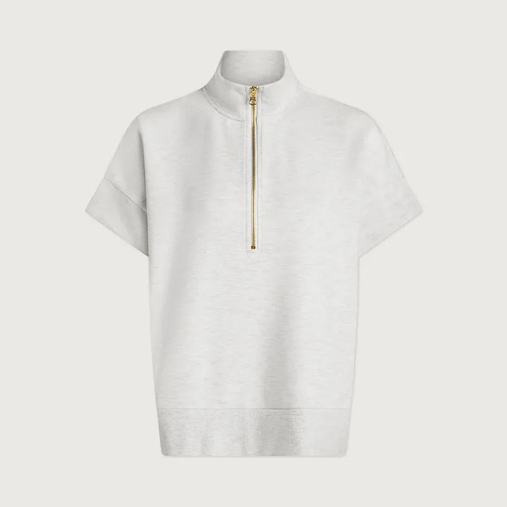 Varley Ritchie S/S Sweat - Ivory Marl