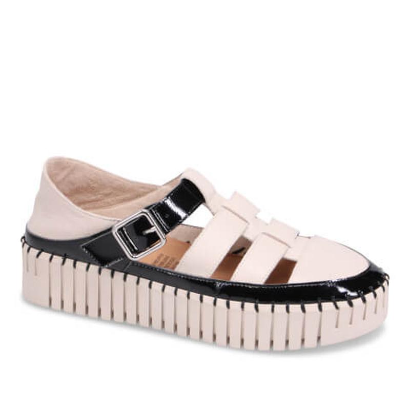 Django & Juliette Baytown Sandal - Black/Almond
