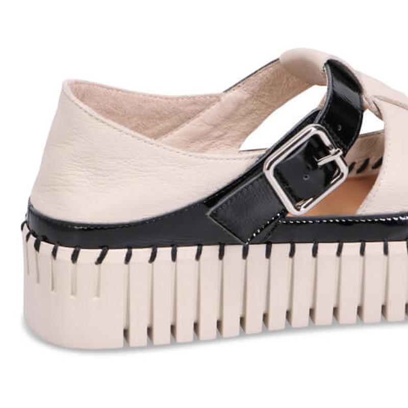 Django & Juliette Baytown Sandal - Black/Almond
