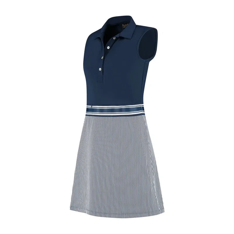 PAR69 Beaudille Dress - Navy/White Stripe