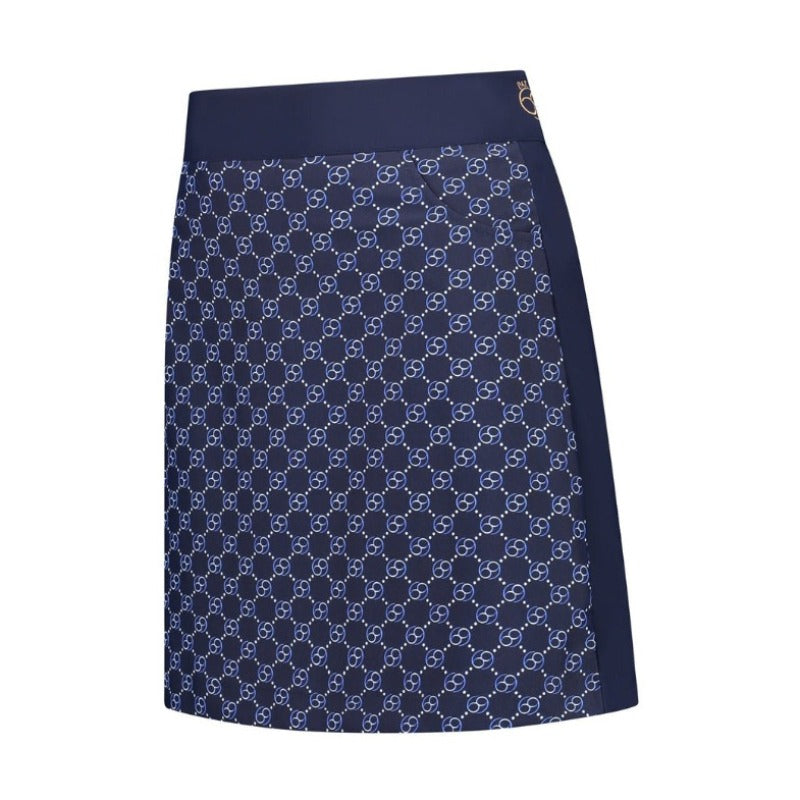 Par69 Bellugia Skirt - Navy Print Bottoms - Open Court