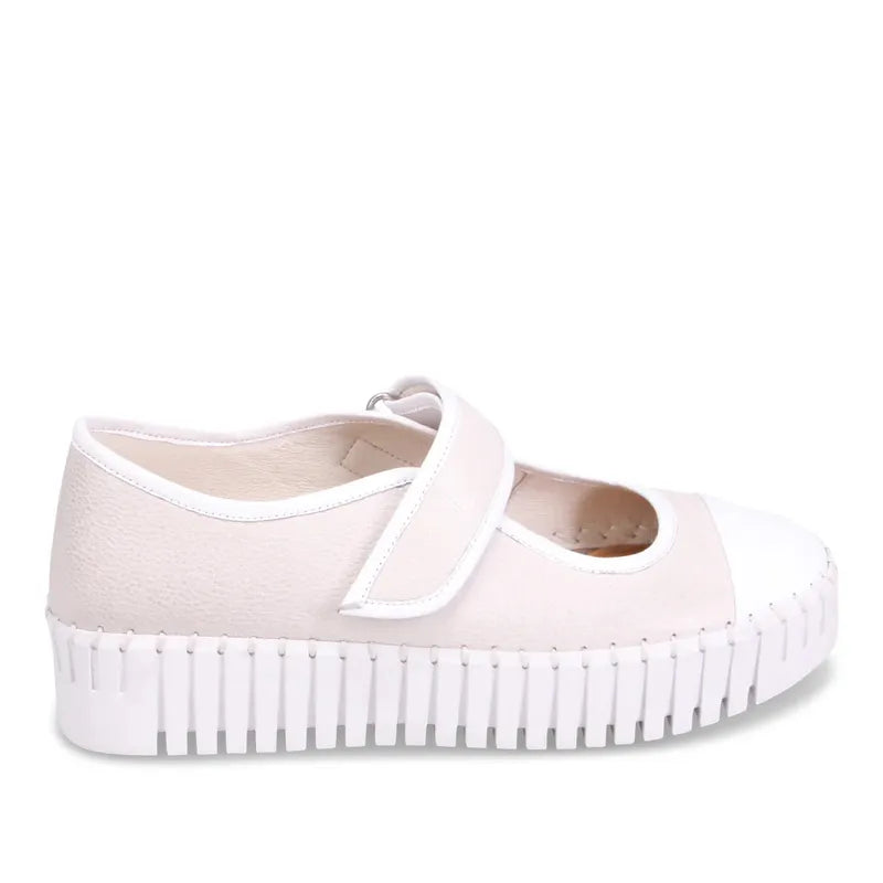 Django & Juliette Berit Sneaker - White/Nougat