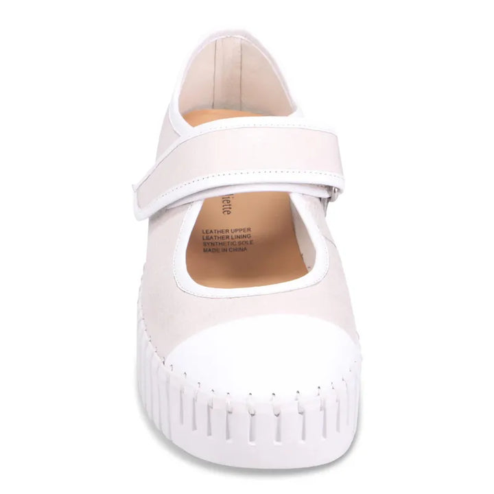 Django & Juliette Berit Sneaker - White/Nougat