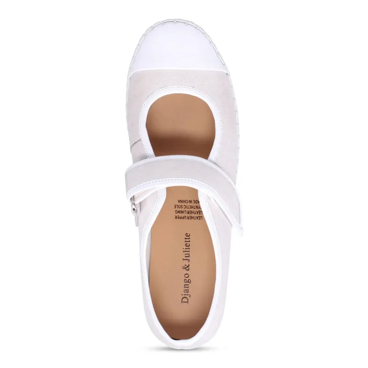 Django & Juliette Berit Sneaker - White/Nougat