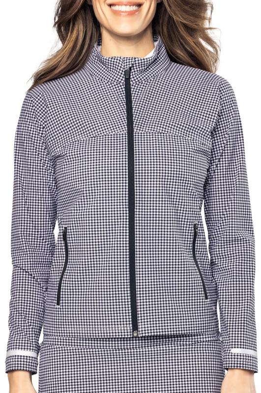 Golftini Be An Athlete Sport Jacket - Black/White Check