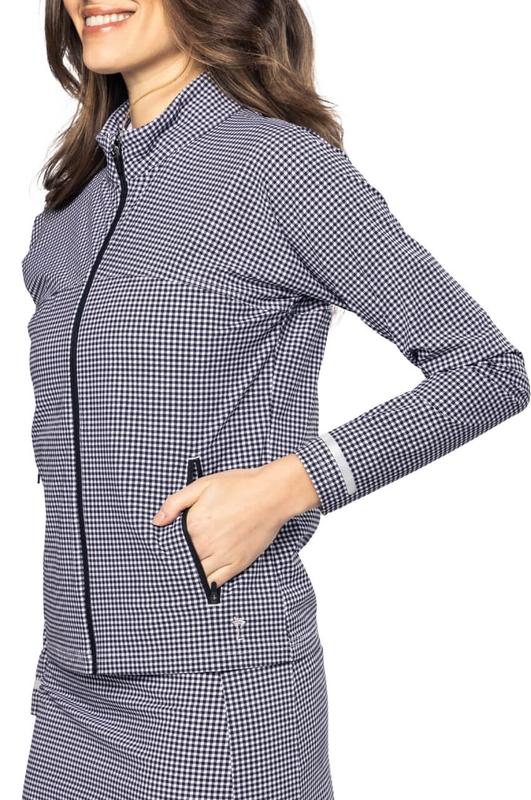Golftini Be An Athlete Sport Jacket - Black/White Check