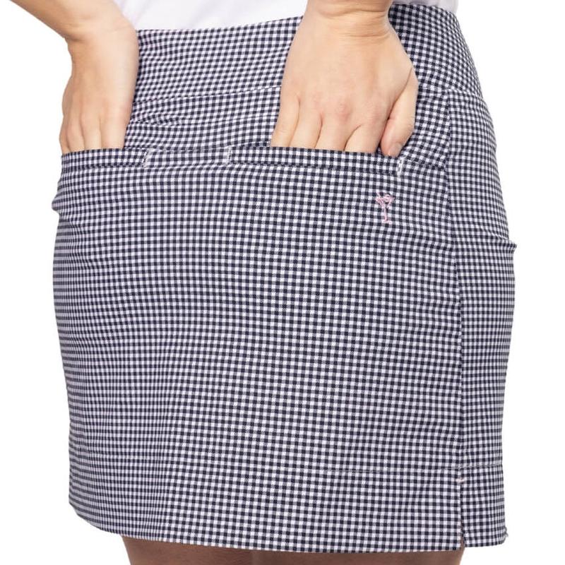 Golftini Be An Athlete Skort - Black/White Check
