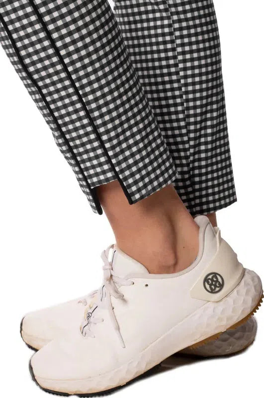 Golftini Ankle Pant - Black/White Check