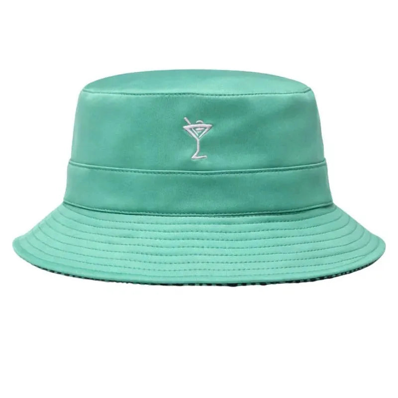 Golftini Reversible Bucket Hat - Blend In (Green/Navy)