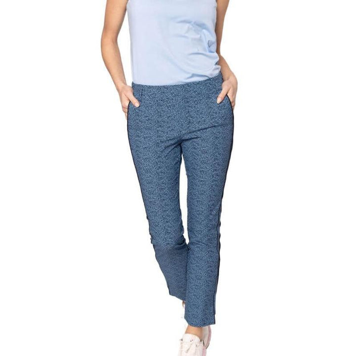 Golftini Ankle Pant - Blue Swirl