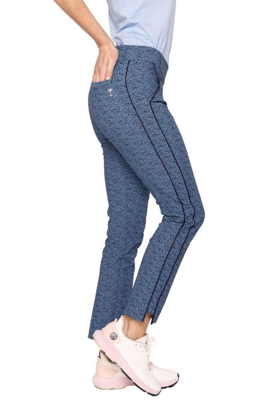Golftini Ankle Pant - Blue Swirl
