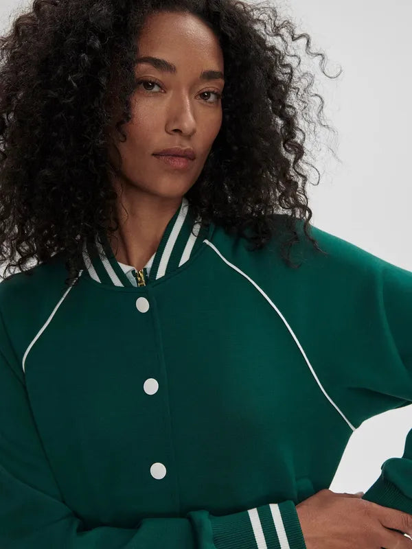 Varley Jepson Club Jacket - Forest Green