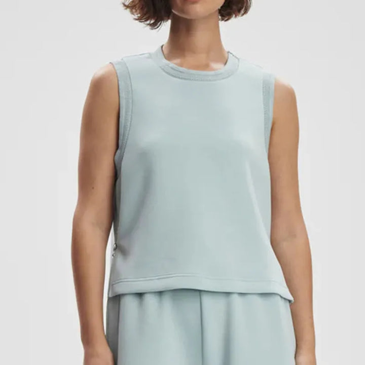 Varley Shea Crop Tank - Ether Blue