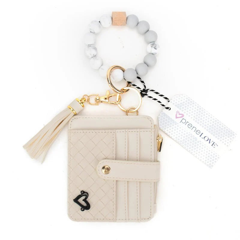 preneLOVE Calgary Bracelet Card Case - Cream