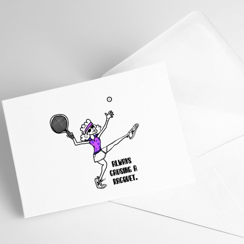 Sporty Notecards - Tennis