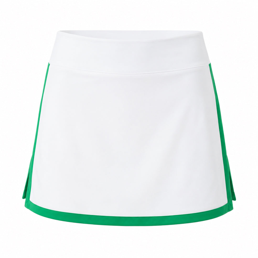 Club & Court Stacy Skort (14") - White/Green