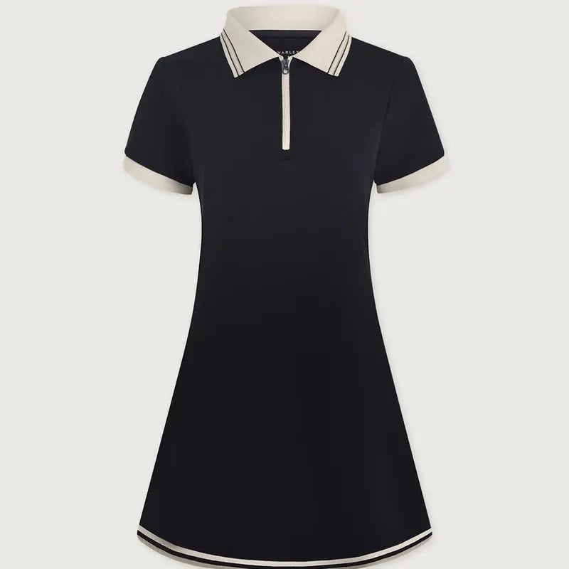 Varley Valentina Dress - Navy
