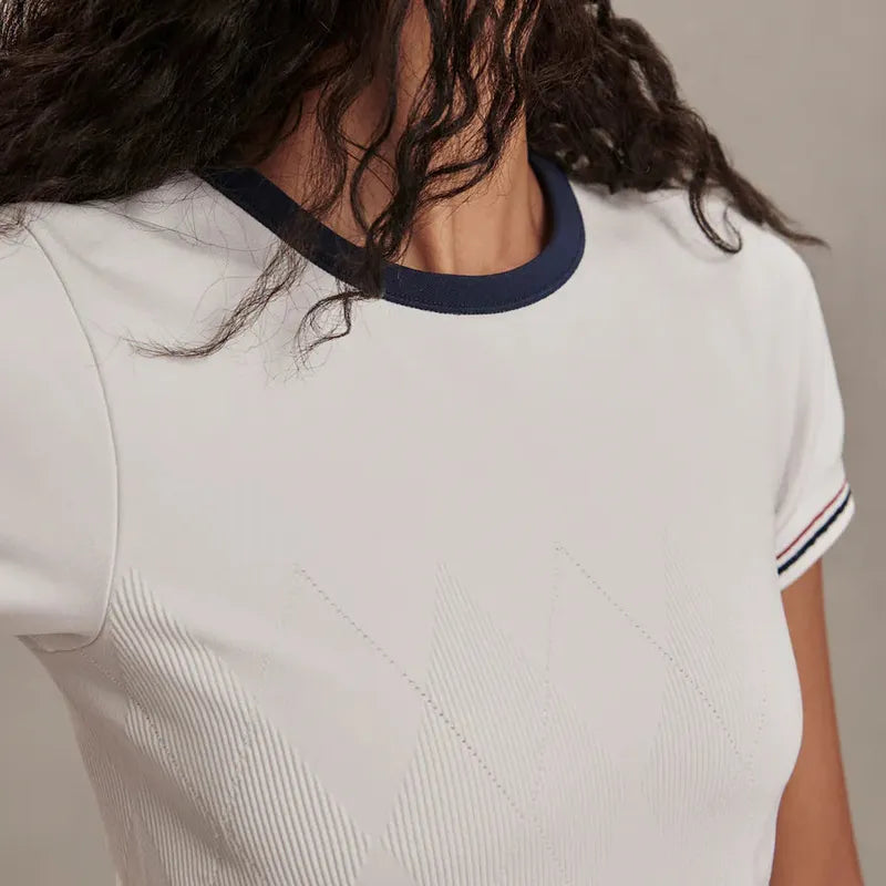 Varley Gleadle Seamless Tee - White