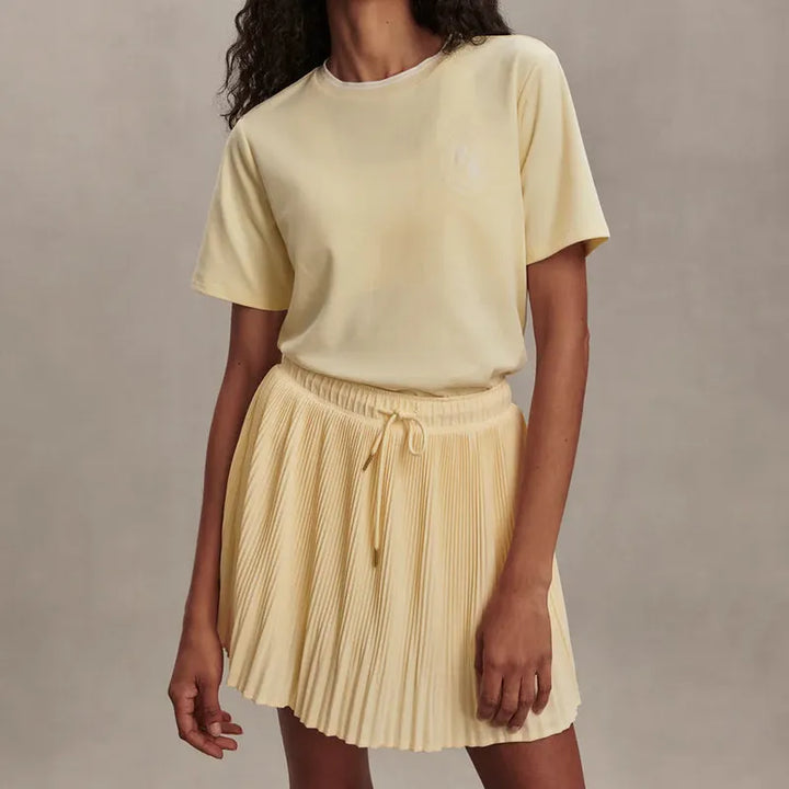 Varley Davina Hi Rise Skort - Anise Flower Yellow