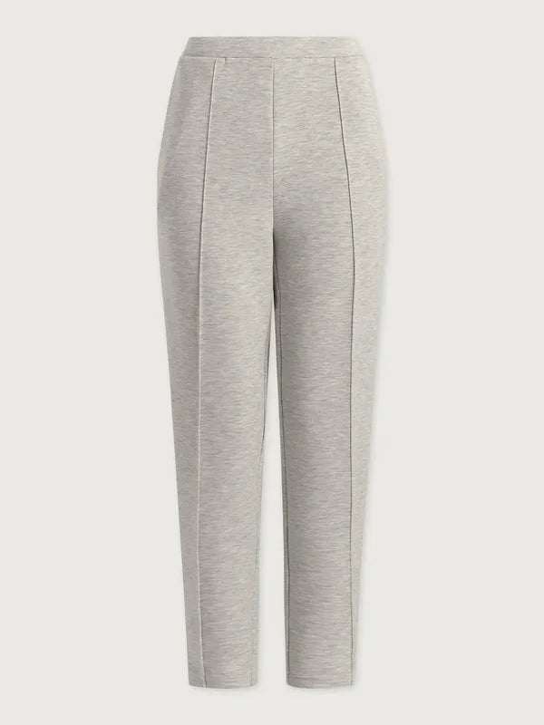 Varley Slim Pintuck Pants (27.5") - Grey Marl