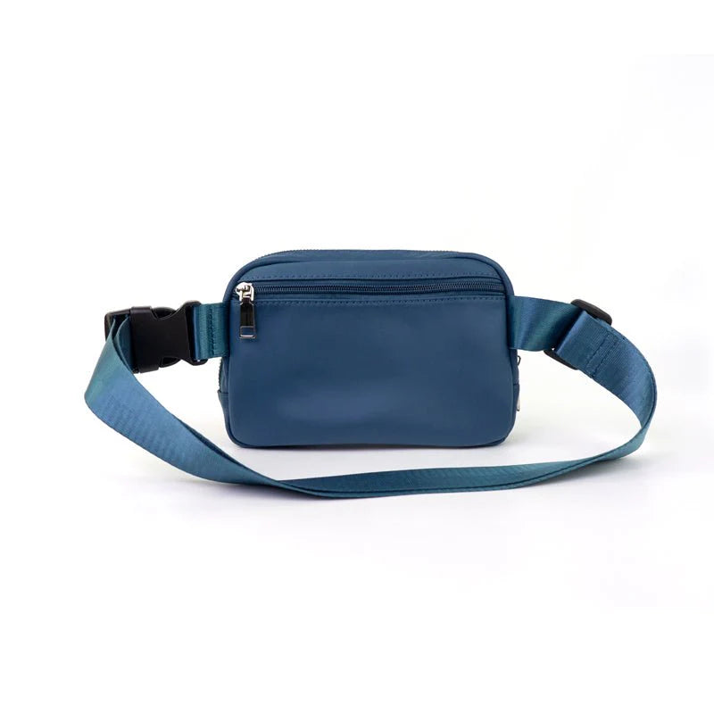 preneLOVE Dixie Nylon Belt/Crossbody - Denim Blue