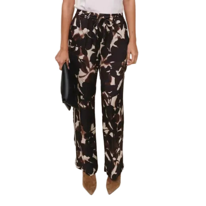 Bella Dahl Stripe Track Pant - Shadow Floral
