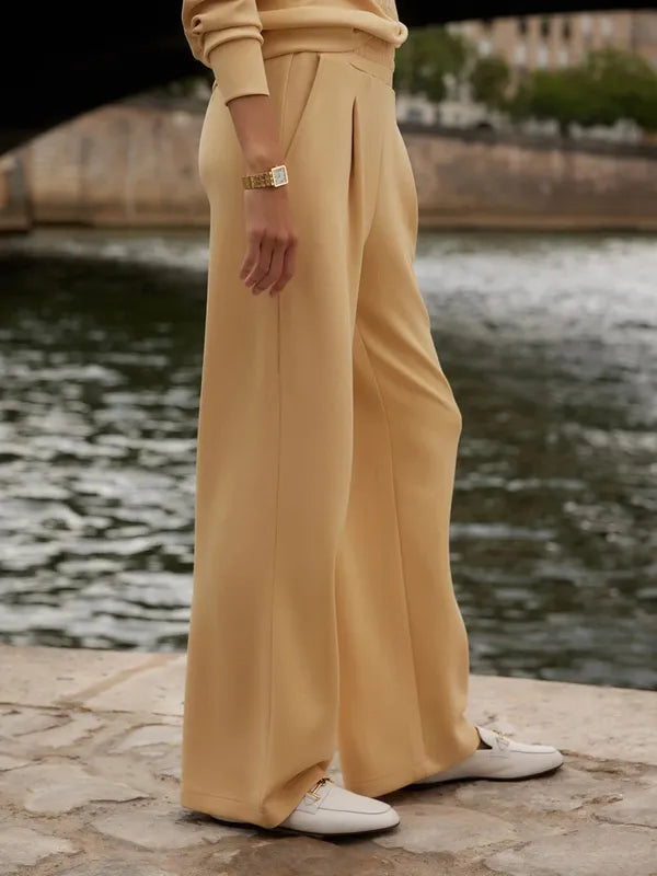 Varley Extra Wide Leg Pants (29.5") - Sahara Sun Yellow