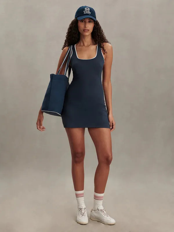 Varley Ruan Dress - Navy
